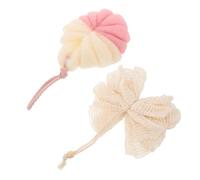 Homoyoyo 2 Piezas Esponja de Ducha Exfoliante Natural de Esponja de Baño Ligera y para Mujeres de Baño Corporal para Limpieza y Exfoliación Creación para Ducha Diaria