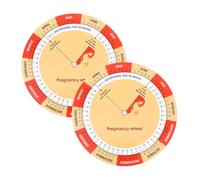 Homoyoyo 2 Piezas Gráfico de Desarrollo Fetal Papel para Mamás Expectantes Guía Detallada y Cronología de Embarazo