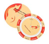Homoyoyo 2 Piezas Guía de Desarrollo Fetal Papel Herramienta de Seguimiento para Mamás Expectantes Decoración Atractiva y Cronograma Completo