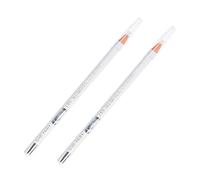 Homoyoyo 2 piezas Lápiz de Maquillaje para Ojos Delineador de Ojos Blanco Lápiz de Alta Pigmentación Efecto Larga Duración Resistente al Agua Sudor para Microblading y de Mirada