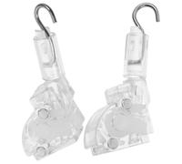 Homoyoyo 2 Piezas Mecanismo de Inclinación para Persianas de Aluminio Accesorio de Repuesto Resistente y Transparente Varilla de Control para Persianas Horizontales Compatible