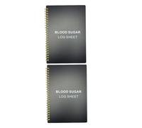 Homoyoyo 2 Piezas Medical Record Book Compact And Blood Tracking Notebook con para Gestión de Salud Efectiva y Seguimiento