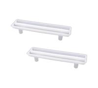 Homoyoyo 2 Piezas Molde de Silicona para Manijas de Bandeja para Fundición de Resina y Proyectos de Manualidades Diy