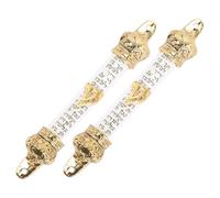 Homoyoyo 2 Piezas Placa Mezuzah Judía de Metal con Pergamino Religioso para Puerta Hogar Decorativa Bordes Redondeados y Superficie Lisa Significado de Santidad y Bendición Diseño Retro