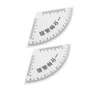 Homoyoyo 2 Piezas Plantillas Para Moldear Cejas Herramienta Para Medir Las Cejas Regla De Pvc Maquillaje Reutilizables