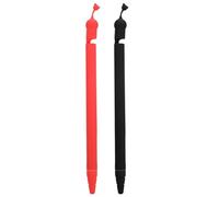 Homoyoyo 2 Piezas Protector para Pencil ª Generación Funda Anticaída de Silicona con Diseño de Oso de Fundas Protectoras Negro y Rojo Compatible con Lápiz Táctil