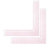 Homoyoyo 2 piezas Reglas Modistería Regla Costura Curva Transparente para Quilting y Patronaje Herramienta Sastre Profesional para Dibujo y Corte Ropa