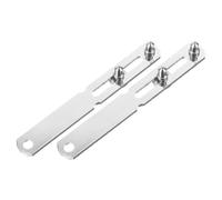 Homoyoyo 2 Piezas Reloj abridor reparación de Relojes Kit de Herramientas para Abrir Relojes Mira el abridor de Casos Herramienta prensadora de Caja Trasera de Reloj Ver Acero Plata