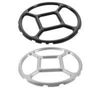 Homoyoyo 2 Piezas Soporte Antideslizante Para Wok De Cocina - Estante Resistente a Altas - Ideal Para Cocinas De Gas y Almacenamiento Compacto