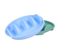 Homoyoyo 2 piezas Soporte para Tacos Reutilizable Separadores Resistente al Microondas para Cenas Familiares y Preparación de Comidas Colores Azul y Verde
