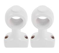 Homoyoyo 2 Piezas Soportes de Barra para Cortinas de Madera Sólida Montaje Pared Soportes Decorativos y Funcionales para Cortinas Pesadas Salón y Dormitorio