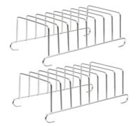 Homoyoyo 2 Rejillas para Freidora de Aire de Acero Inoxidable 304 Accesorio para Hornear Pan y Freír Resistentes al Calor Aptas para Cocina Doméstica Kit Herramientas Freidora