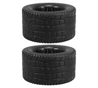 Homoyoyo 2 Ruedas de Repuesto para Compresor de Aire Ruedas de Goma Antidesgaste de 7 Pulgadas y Compra Repuestos Resistentes Ranuras Antideslizantes para Uso Exterior