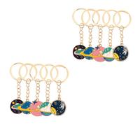 Homoyoyo 2 Series Llavero Astronauta Lindo Anillo De Llaves Decoración Llavero Mordaz Lindo Llavero Colgante De Llavero De Dibujos Animados Llavero De Decoración Aleación 5 Piezas*2
