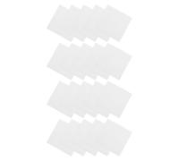 Homoyoyo 20 Láminas de Papel de Fibra Cerámica Cuadrado para Horno Microondas, Aislante Ignífugo Versátil Que Previene Adherencia en Vidrio para Manualidades