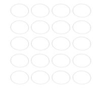 Homoyoyo 20 Piezas Aros Redondos Círculo de 13cm de Plástico Blanco para Atrapasueños DIY para Manualidades y Accesorios para Niñas