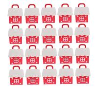 Homoyoyo 20 Piezas Cajitas Pequeñas para de Navidad Juego de Unidades Cajas Creativas Rojo y Embalaje Seguro y Versátil para Fiestas y
