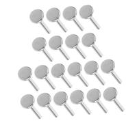 Homoyoyo 20 Piezas Clavo de labios de acero inoxidable hélice pequeño equipo curvo tachuelas perforantes joyas piercing para la nariz partes del labio piercing joyas Silver