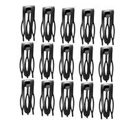 Homoyoyo 20 Piezas Clips de Pelo Negros Metal Pequeños Pinzas para Cabello con Agarre Fuerte Accesorios Versátiles para Flequillo y Peinados Diarios Diseño Elegante para Mujer