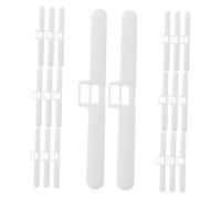 Homoyoyo 20 Piezas Colgadores Dobles para Persianas Verticales Accesorios para Estores Soporte para Láminas de Repuesto Herramienta de Fijación Práctica para Cortinas Compatibles con