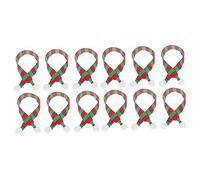 Homoyoyo 20 Piezas De Bufandas Mini De para Botellas De Vino - Cubiertas Navideñas Decorativas - Accesorios para Embellecer Botellas En Celebraciones y