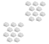 Homoyoyo 20 Piezas De Teclas Transparentes para Teclado Mecánico - Diseño Minimalista y Compatible con Retroiluminación - De Escritura