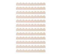 Homoyoyo 20 Piezas Molduras de Madera Festoneadas sin Terminar Tiras de Gabinete 40Cm X 4Cm X 25Mm Decoración DIY para Bordes de Puertas Estantes y Marcos Uso en Hogar y Oficina