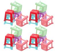 Homoyoyo 20 Piezas Soportes Mini para Lienzos de Pintura Elevadores de Pies de Plástico para Soporte de Acuarela Herramientas y Portátiles para Pintura Accesorios para Dibujo Mesa