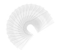 Homoyoyo 20 Piezas Unidades Fundas Transparentes Bolsas Perforadas Resistentes de Flexibles para Oficina Escuela y Organizador Multifunción