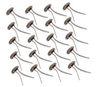 Homoyoyo 200 piezas Remaches Redondos de Hierro Mini Brads para Bricolaje Sujetadores de Metal para Manualidades y Proyectos Diarios