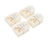 Homoyoyo 200 Tarjetas Colgantes de Navidad Campanas Etiquetas de Papel Navideñas Decorativas Diseño de Punta Dorada 200 Piezas para Envolver Regalos y Decoración Festiva