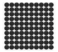 Homoyoyo 200 Unidades Patines de Ratón Redondos de Plástico Negro, Adhesivos de 5mm Alta Durabilidad y Deslizamiento Suave para Alfombrilla de Ratón