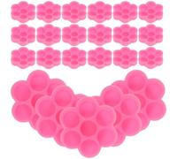 Homoyoyo 200 Unidades Soporte Pigmento Pestañas Contenedor Adhesivo Líquido Portable para Extensión Pestañas Uso Profesional y Diario