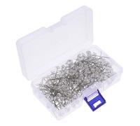 Homoyoyo 200piezas Alfileres De Flores Para Boutonniere De Boda Alfiler Recto De Costura Alfiler De Cabeza Encantadora Para Manualidades De Bordado Para Flores De Ramillete Para Bricolaje