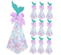 Homoyoyo 20piezas Caja De Dulces Sirena Para Bodas Contenedores Para Dulces De Fiesta Estuche Para Empaque De Regalos Para Guardar Regalos De Cumpleaños