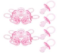 Homoyoyo 20piezas Decoraciones Para Fiesta De Mini Chupetes Transparentes Accesorios Para Shower Para Invitados Revelación De Género De Niña