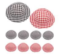 Homoyoyo 20piezas Mini Sombrero De Disfraz Cuadros De Sombreros De Copa Pequeños para Muñecas para Manualidades Decoración De Casas De Muñecas y Fiestas Navideñas