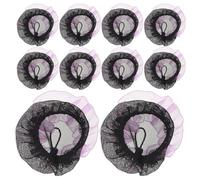 Homoyoyo 20piezas Tocado de Ballet Invisible para Moños de Niñas Malla Bordes Elásticos para Cubrir Moños Ballet Danza Peluquería