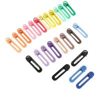 Homoyoyo 24 Horquillas de Hierro Pelo Diseño Lindo y Colorido, Accesorios para Decorar Peinados de Niñas en Fiestas y Uso Diario Color Aleatorio