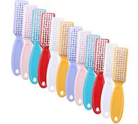 Homoyoyo 24 Piezas Cepillo de Uñas Mango de Agarre Manual Herramienta de Limpieza de Uñas para Manicura Casa Accesorio de Belleza Color Aleatorio