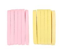 Homoyoyo 24 Piezas Esponjas Faciales Comprimidas para Limpieza Profunda y Absorción Fuerte Almohadillas Redondas Hidratantes Colores Amarillo y Rosa para Cuidado Diario y Maquillaje