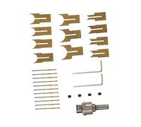Homoyoyo 24 piezas Kit Brocas de Madera para Cuentas Budistas Herramientas DIY para Pulseras y Anillos Accesorios Duraderos de Acero para Carpintería y Manualidades