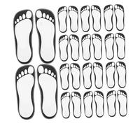 Homoyoyo 25 Pares de Almohadillas Desechables de Pies, Protectores de Papel Adhesivos, Pegatinas para Tomar el Sol sin Rayos Uv, Uso Portátil para Salón y Viaje