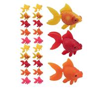 Homoyoyo 25 Piezas Peces Artificiales Flotantes Figuras Realistas de Pez de Plástico para Decoración de Acuarios Ornamento Simulado para Paisaje Acuático y Fiesta