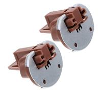 Homoyoyo 2juegos Kit Reparación Correderas Cajoneras Con Tope Plástico y Metálico Tornillos Incluidos Para Cocina y Muebles Con Deslizadores Centrales Reemplazo Fácil y Preciso Nbsp