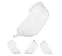 Homoyoyo 2pares Ganchos Orejas Transparentes y Pegatinas sin Dolor de Soporte de Silicona para Cosplay Halloween Actuaciones y Maquillaje Accesorios Reutilizables para Mujeres y Adolescente