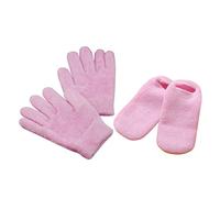 Homoyoyo 2pares Guantes Exfoliantes con Gel Hidratante para Manos Secas y Agrietadas Guantes de Spa con Infusión de Aceites Esenciales para Suavizar y Exfoliar Manos el Baño
