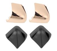 Homoyoyo 2pares Protector De Dedos Del Metálico Para Zapatos De Talón Decorativas Para Tacones Altos Cubiertas De Puntera Para Diario