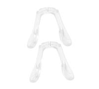 Homoyoyo 2piezas Almohadillas Nasales para Gafas de Suaves y Antideslizantes Material de Silicona para Uso Diario Actividades al Aire