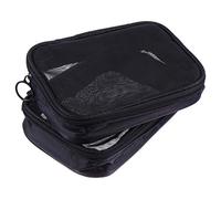 Homoyoyo 2piezas Bolsa De Cosméticos De Malla Transparente Neceser De Viaje Portátil Organizador De Artículos De Tocador para Guardar Cosméticos Unidades para Maletín De Maquillaje